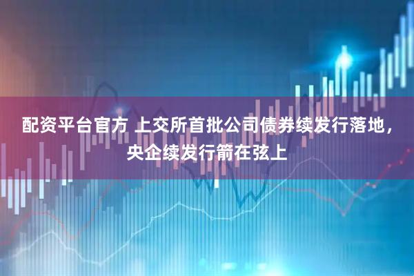 配资平台官方 上交所首批公司债券续发行落地，央企续发行箭在弦上